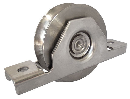 Phụ kiện cổng trượt Cổng rãnh 3 '' bánh xe thép với vòng bi 6202