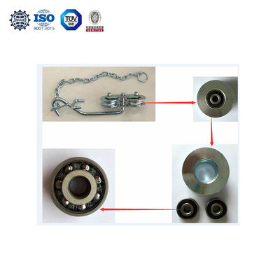 Xe đẩy trang trại chuối sắt 235 Con lăn Bề mặt mạ kẽm