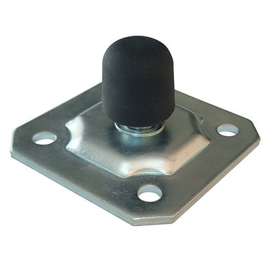 Chốt cổng mạ kẽm bạc Với tấm đế cố định hình vuông cho cửa trượt / mở