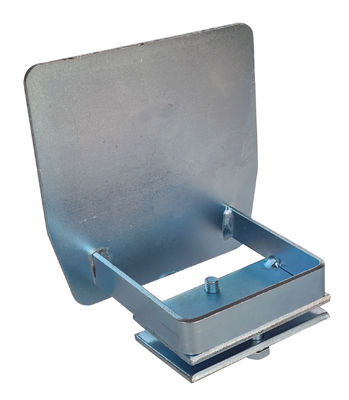 Cantilever Gate Track End Cap Bề mặt kẽm trắng Tự hỗ trợ