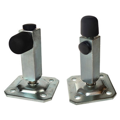 Các chốt chặn cổng bằng thép mạ kẽm Cố định tấm cơ sở cho cửa trượt hoặc cửa xoay