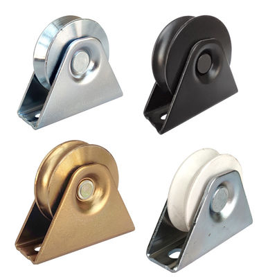 Bánh xe cổng trượt 40mm Ròng rọc hỗ trợ trục vít bên trong có kênh