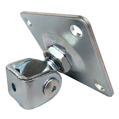 Bản lề cổng có thể điều chỉnh bằng thép mạ kẽm với phần cố định hình vuông