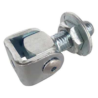 Bản lề cổng có thể điều chỉnh bằng thép mạ kẽm với phần nối tròn