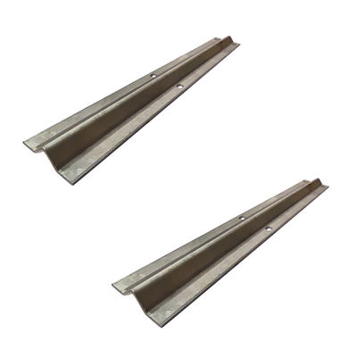 Đường ray cổng dưới bằng thép mạ kẽm ngược V cho cửa trượt lớp phủ