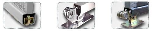 Phụ kiện mạ kẽm mạ bạc Bộ chặn cổng công tắc bằng cao su đen