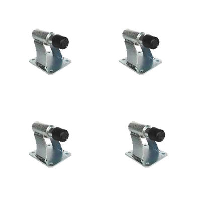 Hệ thống treo Bánh xe Cửa chặn Cửa có thể điều chỉnh Mạ kẽm trắng
