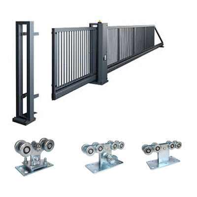3 '' Bánh xe cổng công xôn có thể điều chỉnh Vàng trắng kẽm bột tráng