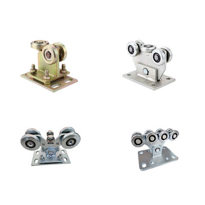 3 '' Bánh xe cổng công xôn có thể điều chỉnh Vàng trắng kẽm bột tráng