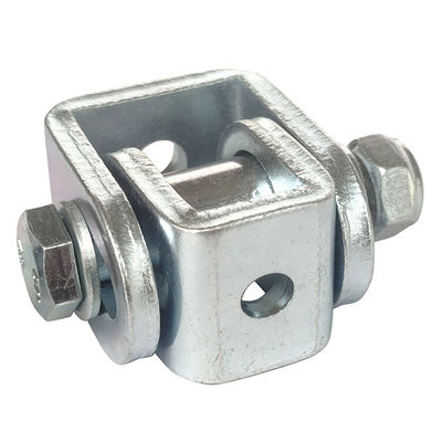 Chân đế U Bản lề cổng hàn bằng thép mạ kẽm cho cửa xoay