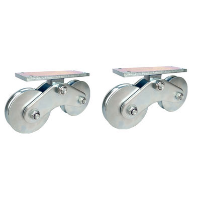 Thép không gỉ V rãnh Cổng trượt Bánh xe lăn 3 inch Nhiệm vụ nặng