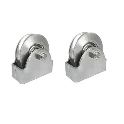 Thép không gỉ V rãnh Cổng trượt Bánh xe lăn 3 inch Nhiệm vụ nặng