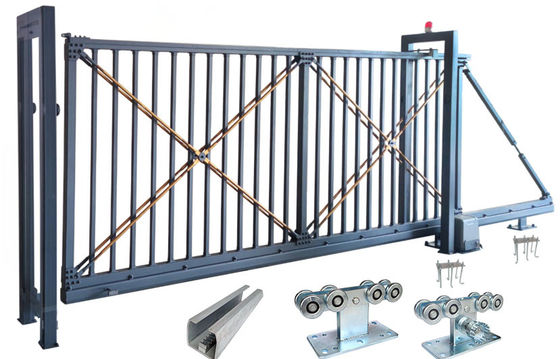 Cổng trượt công xôn có động cơ điện tự động có chốt mở