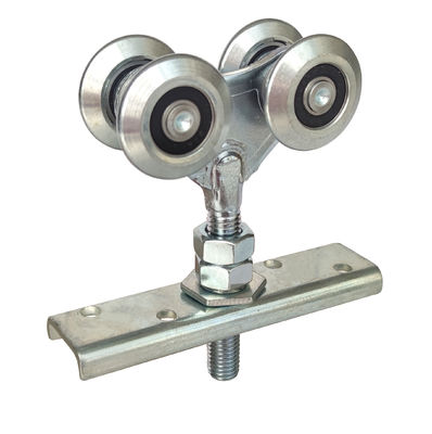Xe đẩy thép mạ kẽm 38mm Treo cửa cuốn cho hệ thống trượt