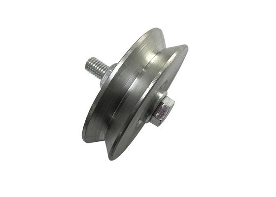Bánh xe cổng trượt rãnh chữ V Q235 có bu lông
