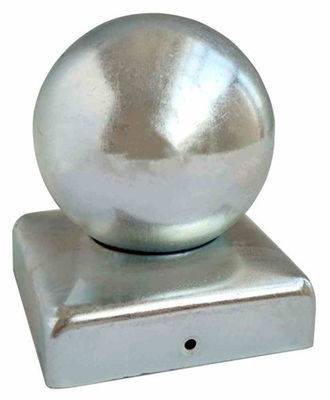Trụ hàng rào bằng thép tròn mạ kẽm trắng 40, 50, 60, 70, 80, 100mm