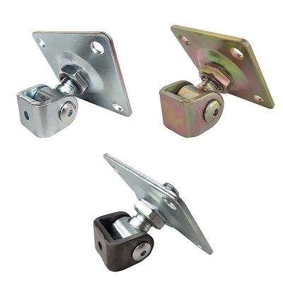 Cổng xoay có thể điều chỉnh được hàn trên bản lề M24 với tấm cố định hình vuông