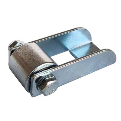 Bản lề cổng gấp mạ kẽm màu trắng Vật liệu thép
