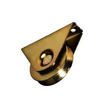 Bánh xe cổng trượt rãnh 2 inch Y U V mạ kẽm có giá đỡ