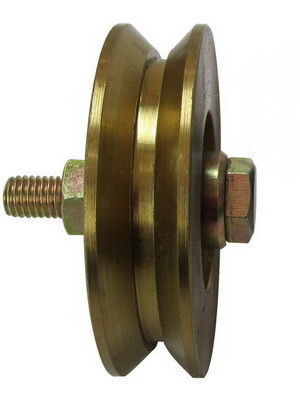 Q235 Bánh xe cổng trượt rãnh kim loại Y có bu lông