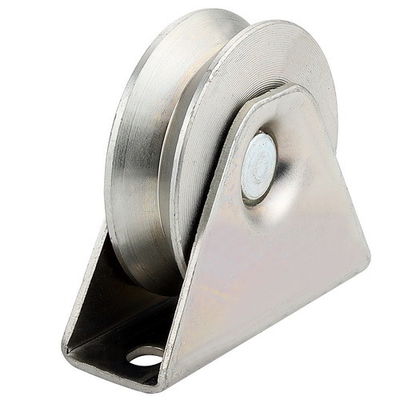Bánh xe cổng trượt rãnh thép V Q235 kim loại 38mm - 200mm
