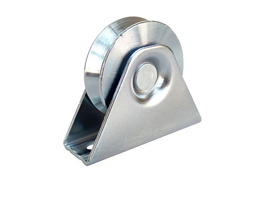 Bánh xe cổng trượt rãnh thép V Q235 kim loại 38mm - 200mm