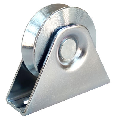 Bánh xe cổng trượt rãnh thép V Q235 kim loại 38mm - 200mm