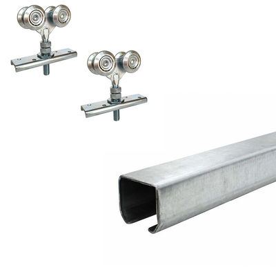 Theo dõi cửa treo bằng sắt mạ kẽm cho hệ thống theo dõi con lăn treo