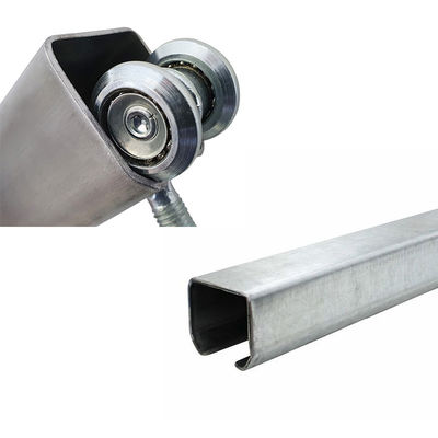 Theo dõi cửa treo bằng sắt mạ kẽm cho hệ thống theo dõi con lăn treo