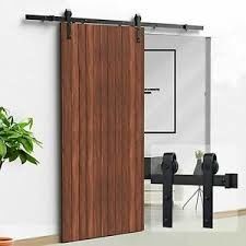Bộ phần cứng cửa trượt Barn trượt hạng nặng siêu mượt mà và êm ái, đơn giản và dễ lắp đặt Phù hợp với cửa rộng 60 &quot;