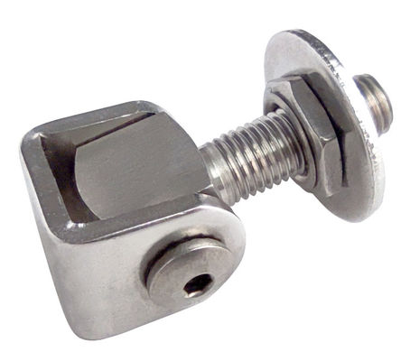 Bản lề cổng mạ kẽm có thể điều chỉnh WIth Tấm tròn