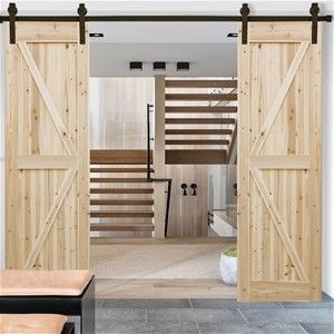 Cổ điển J Shape Barn Door Hardware 6.6 Ft Black Carbon Steel