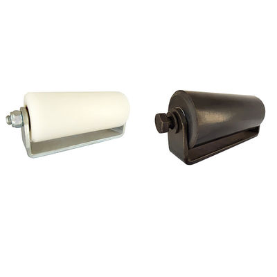 Con lăn dẫn hướng cán bằng nhựa 3 &quot;màu đen Màu trắng cho cổng trượt